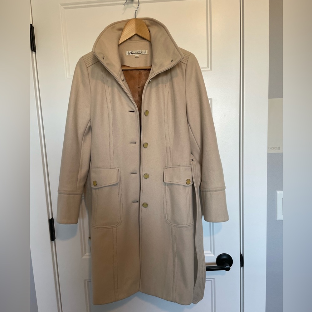 Kenneth Cole beige coat